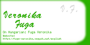 veronika fuga business card